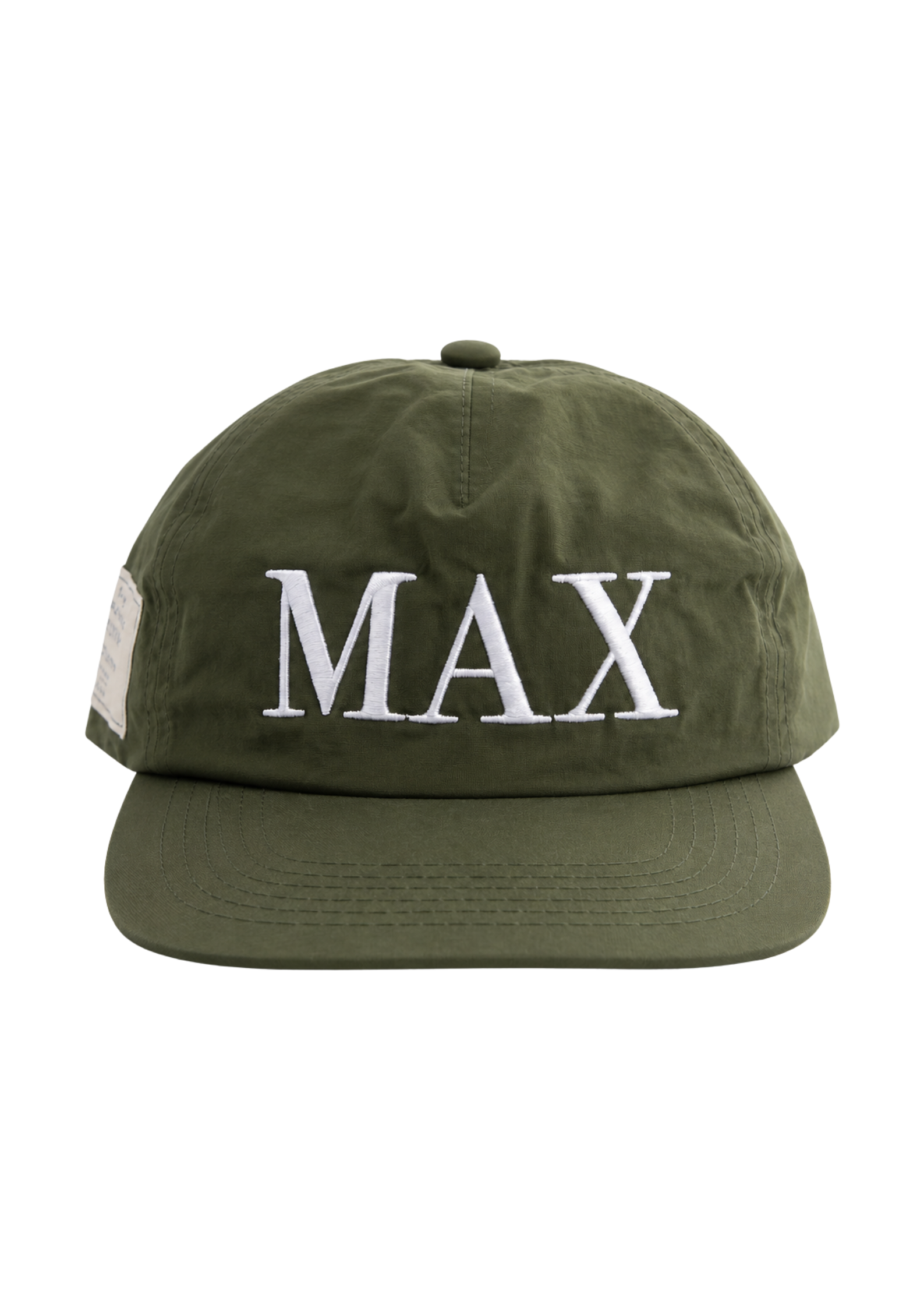 MAXIM Yacht Cap — Olive / White Embroidery