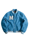 THE VARSITY JACKET — POWDER BLUE / COCONUT MILK