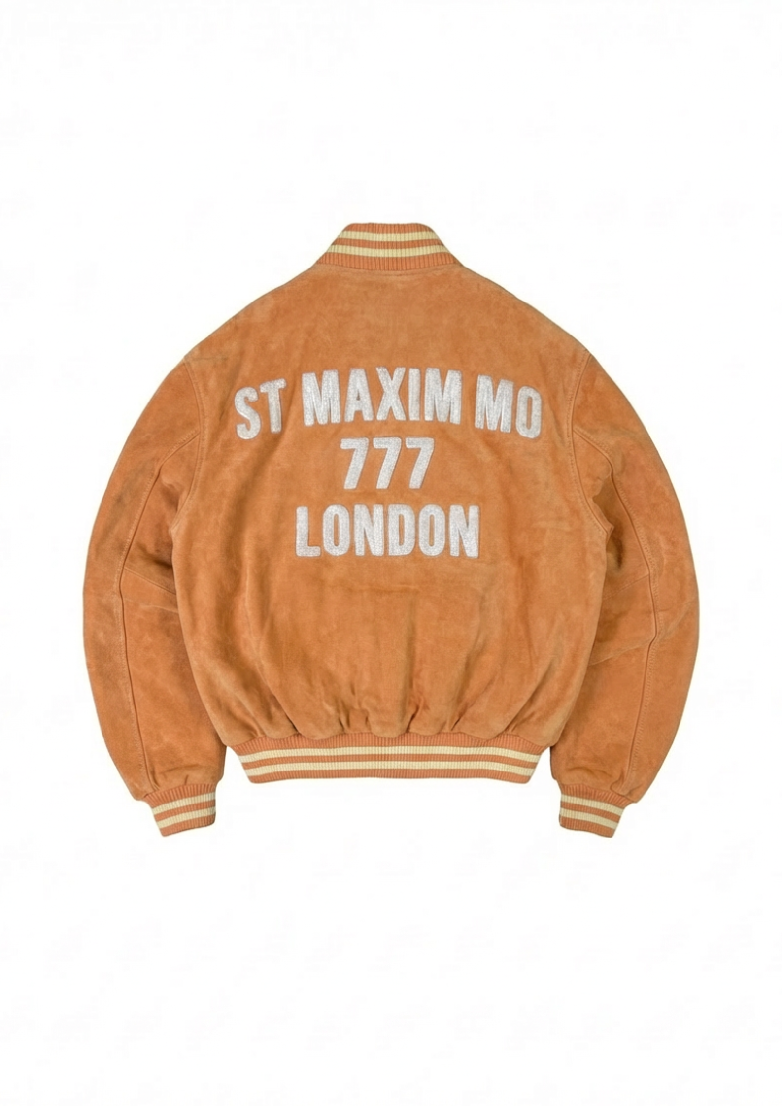 THE VARSITY JACKET — APRICOT / COCONUT MILK