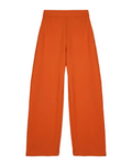 THE RELAXED WIDE LEG TROUSER — BURNT ORANGE