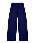 THE RELAXED WIDE LEG TROUSER — DRESS BLUE